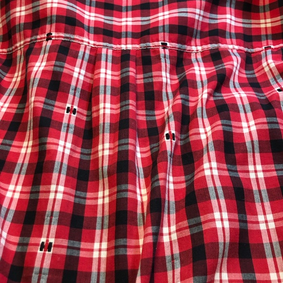 Men Size 2XL McCormick Farmall International Harvester IH Red Plaid short sleeve - Picture 3 of 12
